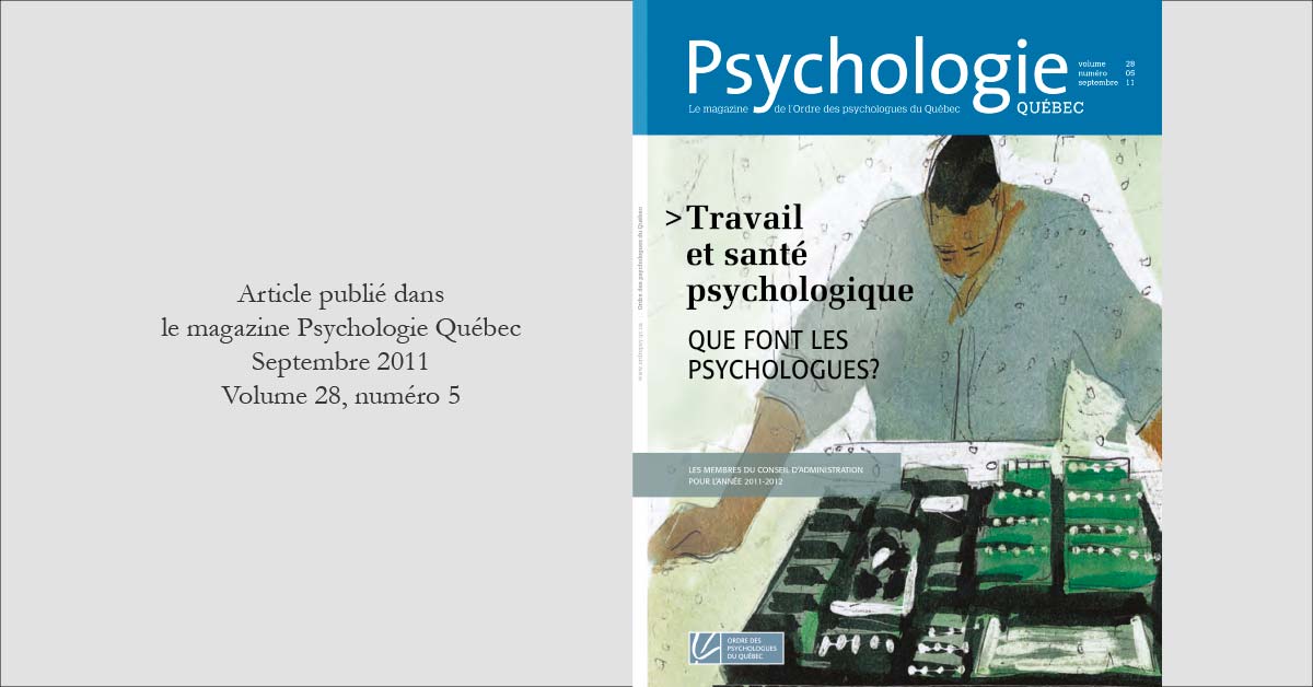 Revue Psychologie Québec
